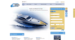 Desktop Screenshot of forsale.yachtsboatsworld.com
